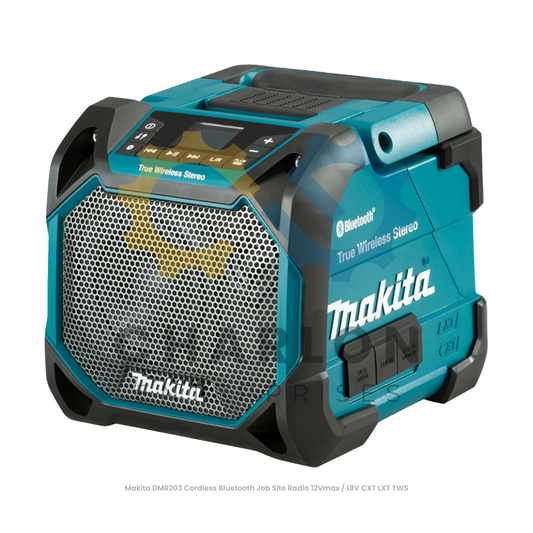 Makita DMR203 Cordless Bluetooth Job Site Radio 12Vmax / 18V CXT LXT TWS
