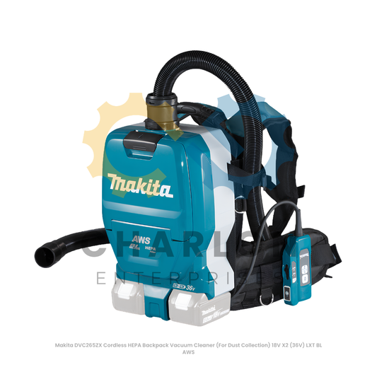 Makita DVC265ZX Cordless HEPA Backpack Vacuum Cleaner (For Dust Collection) 18V X2 (36V) LXT BL AWS