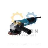 Makita GA4100 Angle Grinder Anti-Restart Function, Soft Start, Slide Switch, Speed Adjusting Dial 100 mm (4'') 850 W