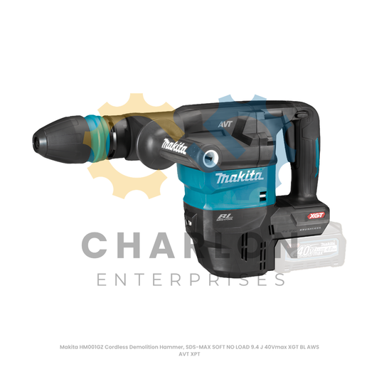 Makita HM001GZ Cordless Demolition Hammer, SDS-MAX SOFT NO LOAD 9.4 J 40Vmax XGT BL AWS AVT XPT