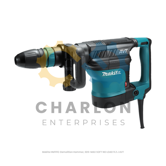 Makita HM1111C Demolition Hammer, SDS-MAX SOFT NO LOAD 11.2 J AVT