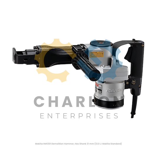 Makita HM1201 Demolition Hammer, Hex Shank 21 mm (13.0 J: Makita Standard)