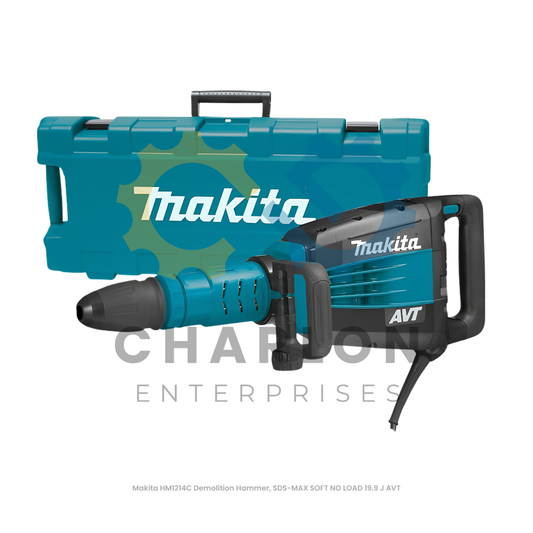 Makita HM1214C Demolition Hammer, SDS-MAX SOFT NO LOAD 19.9 J AVT