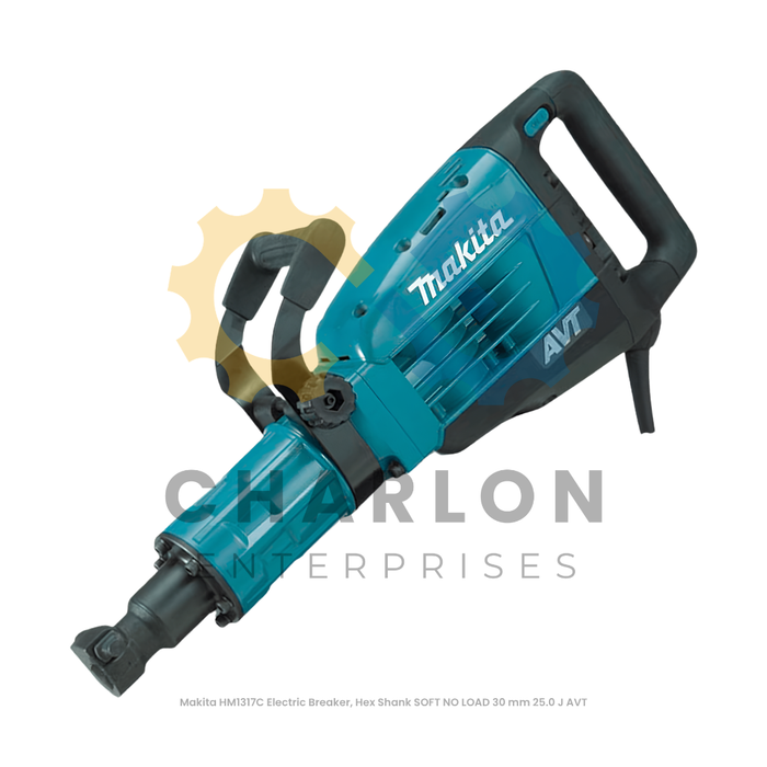Makita HM1317C Electric Breaker, Hex Shank SOFT NO LOAD 30 mm 25.0 J AVT