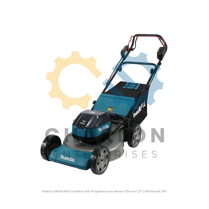 Makita LM004JB101 Cordless Self-Propelled Lawn Mower  530 mm (21") 64Vmax BL XPT