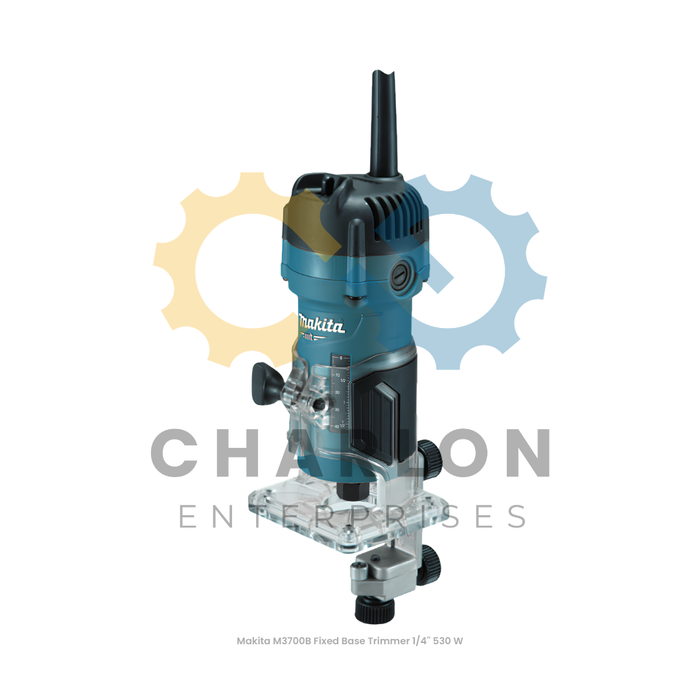 Makita M3700B Fixed Base Trimmer 1/4'' 530 W