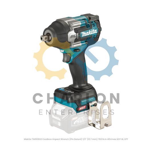 Makita TW008GZ Cordless Impact Wrench (Pin Detent) 1/2" (12.7 mm) 760 N·m 40Vmax XGT BL XPT