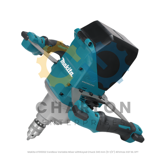 Makita UT002GZ Cordless Variable Mixer withKeyed Chuck 240 mm (9-1/2") 40Vmax XGT BL XPT