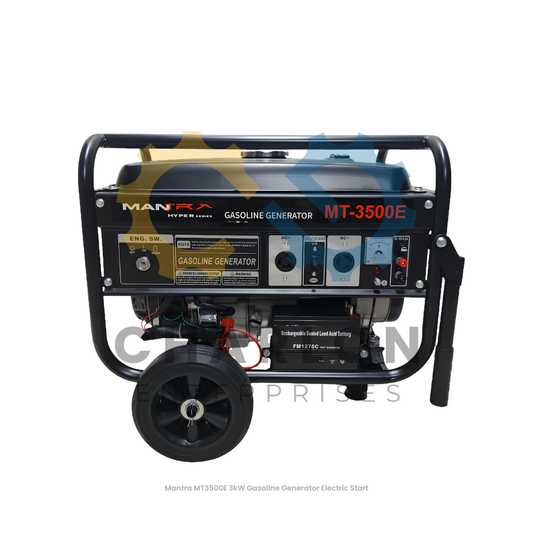 Mantra 3kW Gasoline Generator - Electric Start / Manual Start