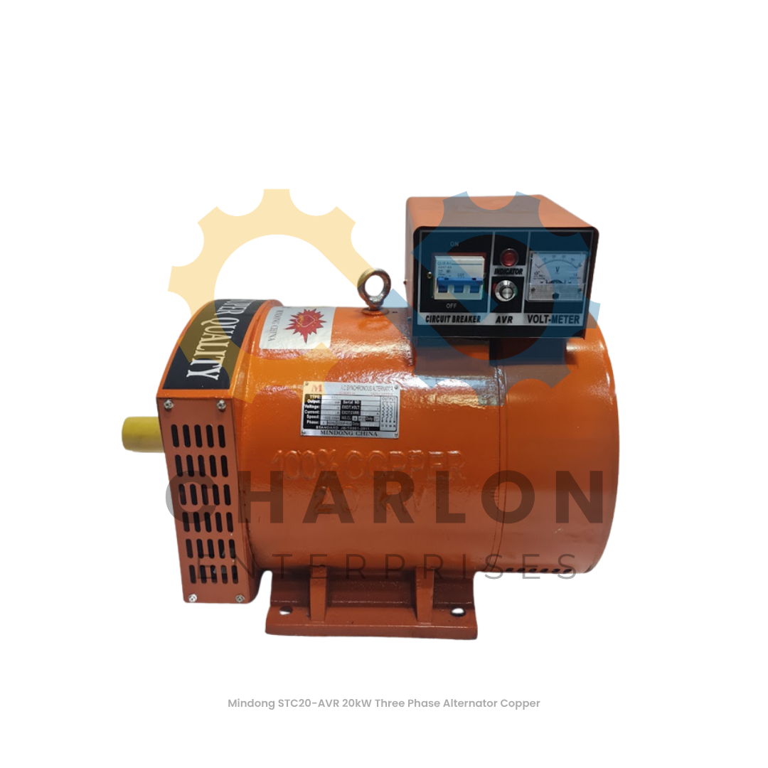 Mindong Three Phase Alternator - STC10-Aluminum / STC15-AVR / STC20-AVR / STC25-AVR