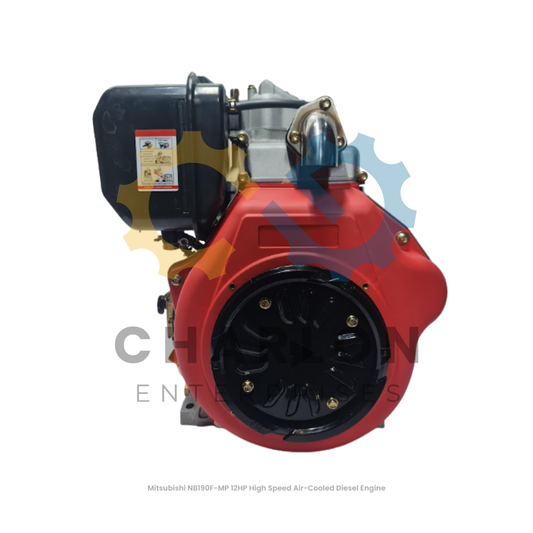 Mitsubishi 12HP Air-Cooled Diesel Engine - Standard High Speed / Marine Type Low Speed