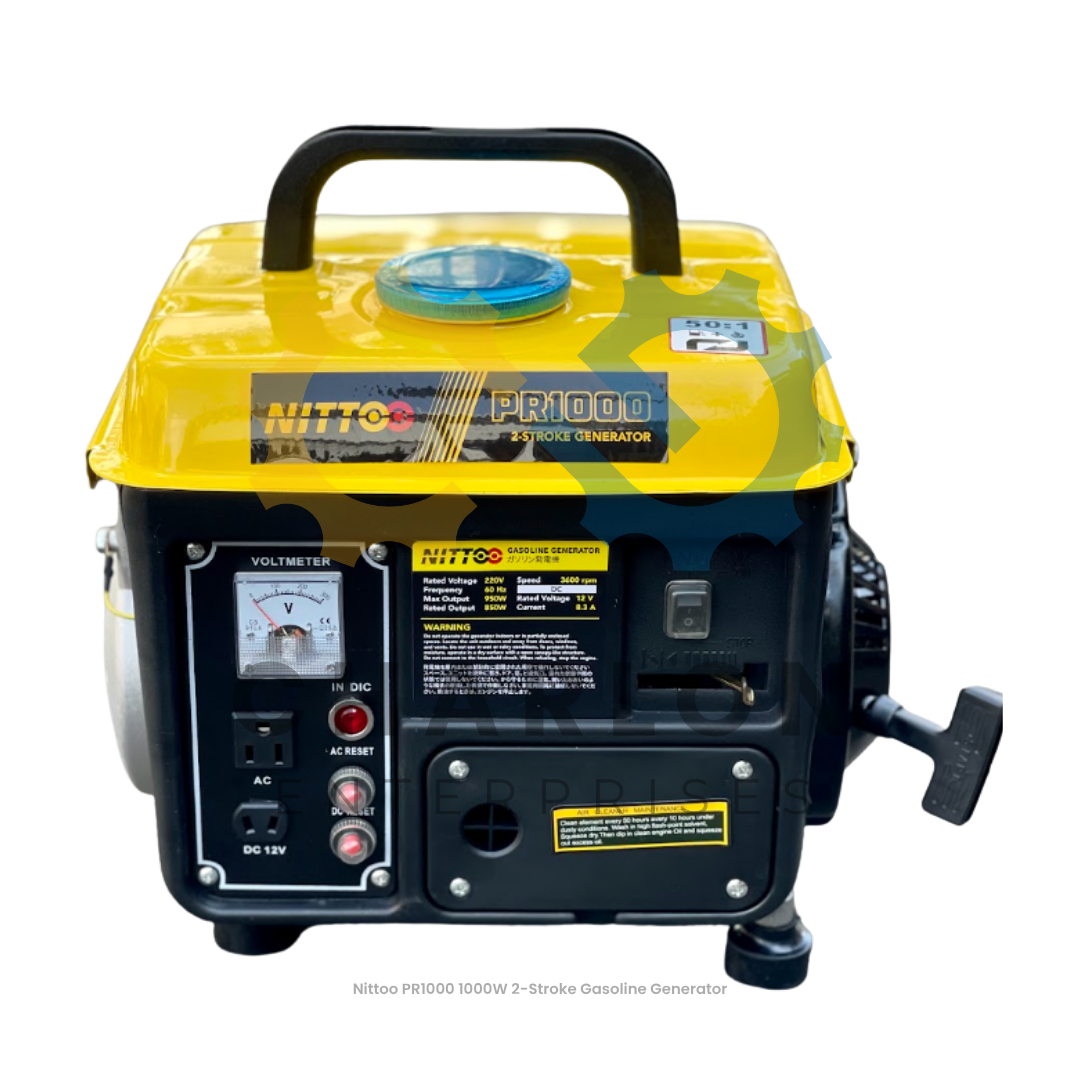 Nittoo PR1000 1000W 2-Stroke Gasoline Generator