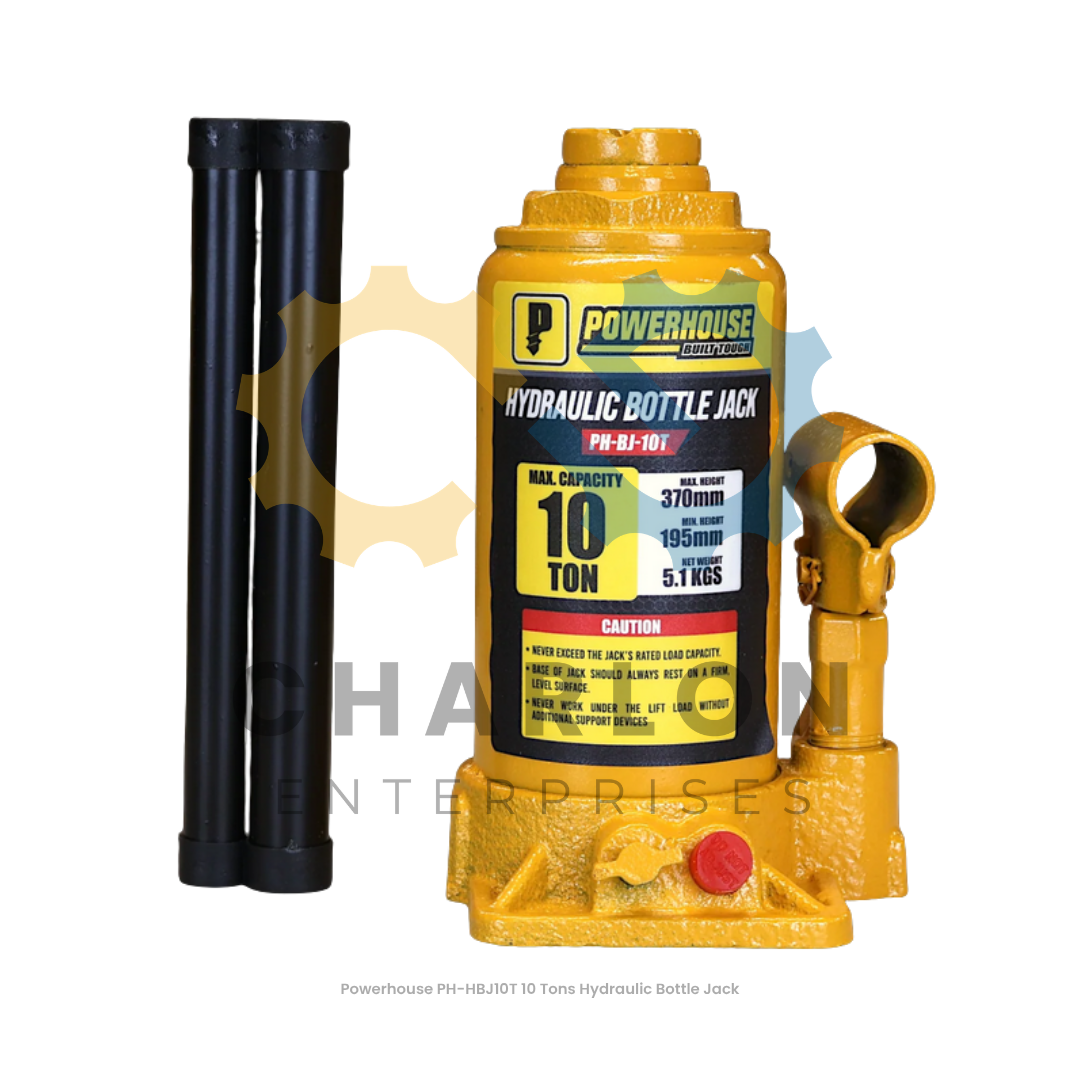 Powerhouse Hydraulic Bottle Jack - 5 / 10 / 20 / 32 Tons