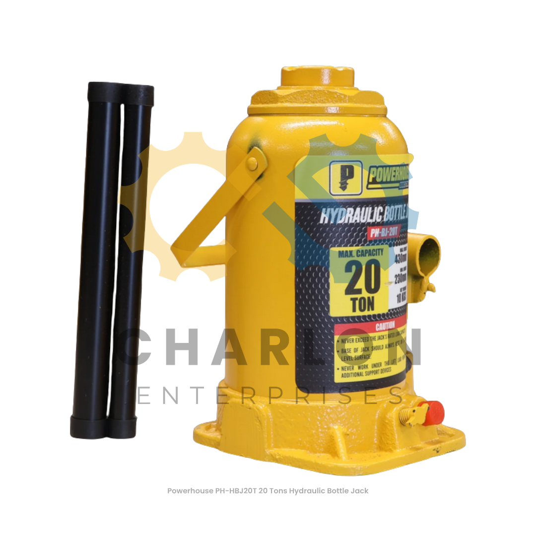 Powerhouse Hydraulic Bottle Jack - 5 / 10 / 20 / 32 Tons