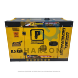 Powerhouse Silent Type Diesel Generator Set 4-Stroke - PWH10500E-DST / PWH12000E-DST / PWH12500E-DST / PWH14500E-DST / PWH17500E-DST / PWH8500E-DST / PWH9500E-DST