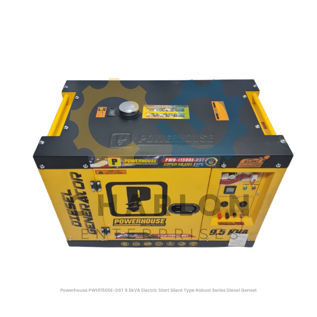 Powerhouse Silent Type Diesel Generator Set 4-Stroke - PWH10500E-DST / PWH12000E-DST / PWH12500E-DST / PWH14500E-DST / PWH17500E-DST / PWH8500E-DST / PWH9500E-DST