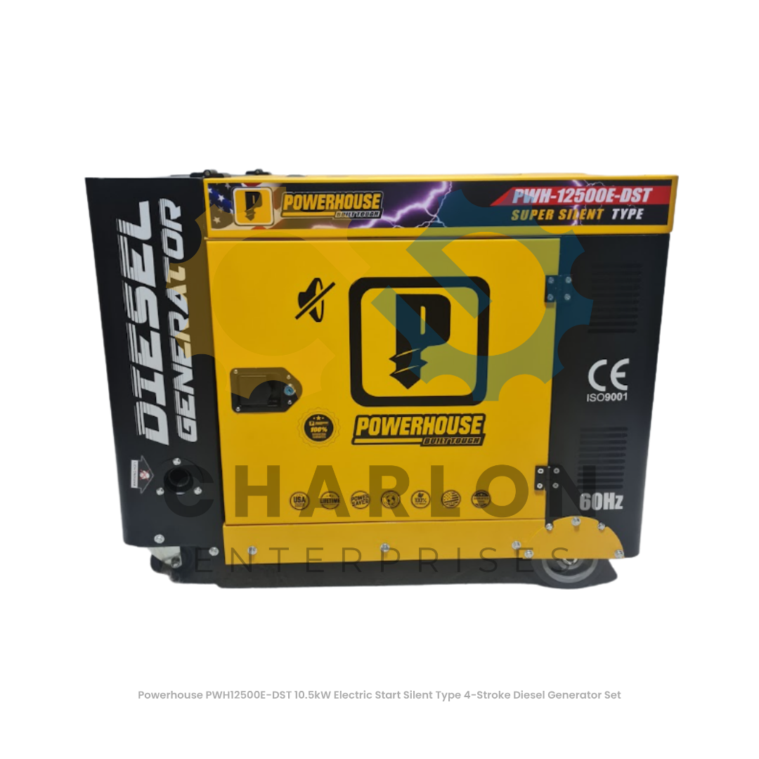 Powerhouse Silent Type Diesel Generator Set 4-Stroke - PWH10500E-DST / PWH12000E-DST / PWH12500E-DST / PWH14500E-DST / PWH17500E-DST / PWH8500E-DST / PWH9500E-DST