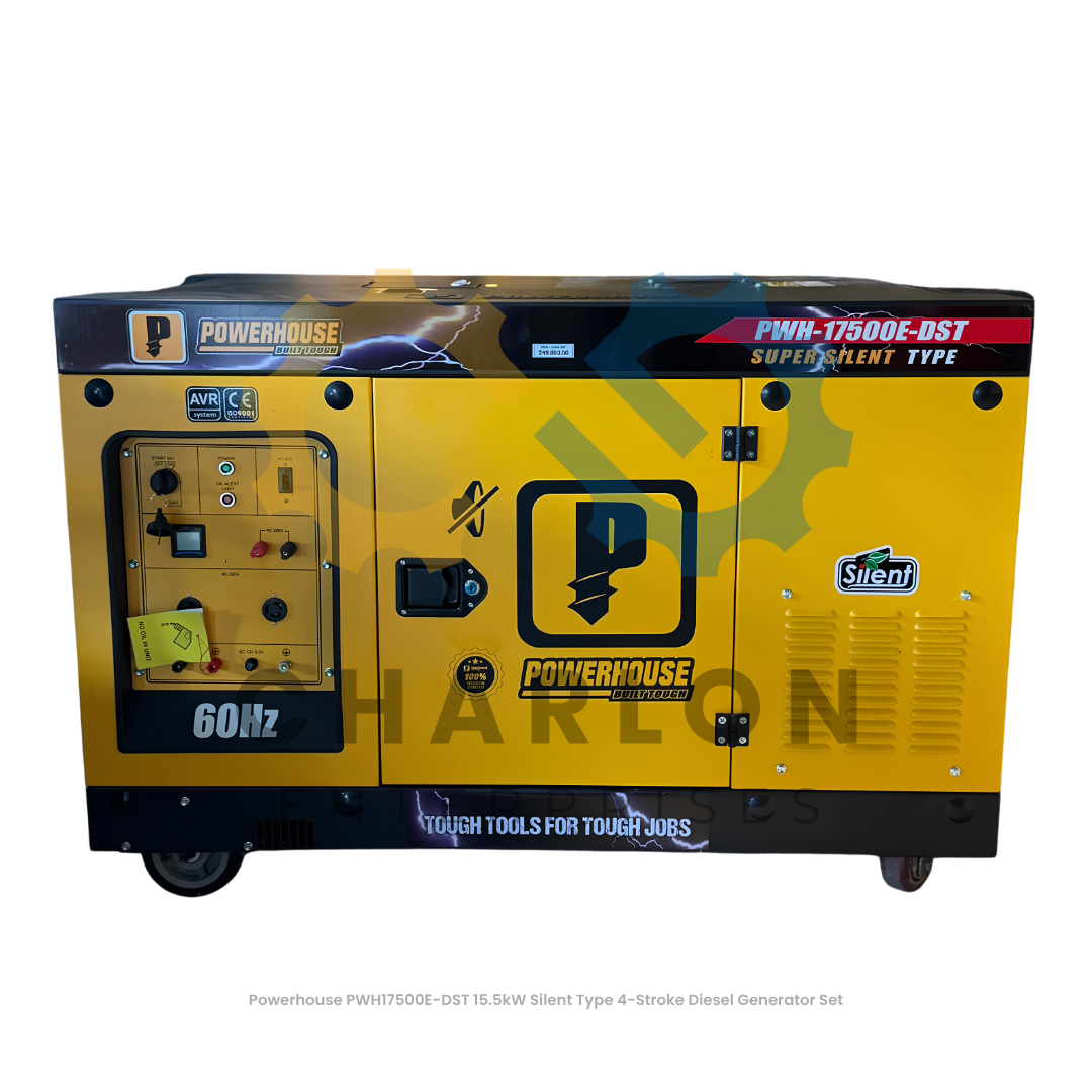 Powerhouse Silent Type Diesel Generator Set 4-Stroke - PWH10500E-DST / PWH12000E-DST / PWH12500E-DST / PWH14500E-DST / PWH17500E-DST / PWH8500E-DST / PWH9500E-DST