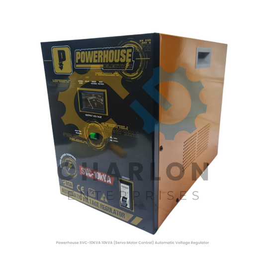 Powerhouse AVR Automatic Voltage Regulator Servo Motor Control - 10kVA / 5kVA