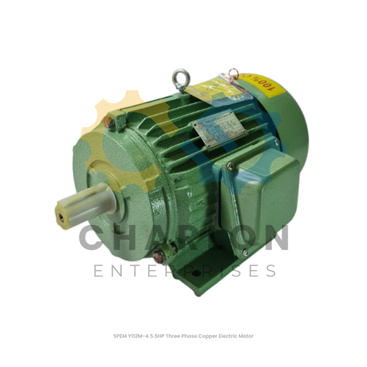 SPEM Copper Electric Motor Three Phase - 5.5HP / 10HP