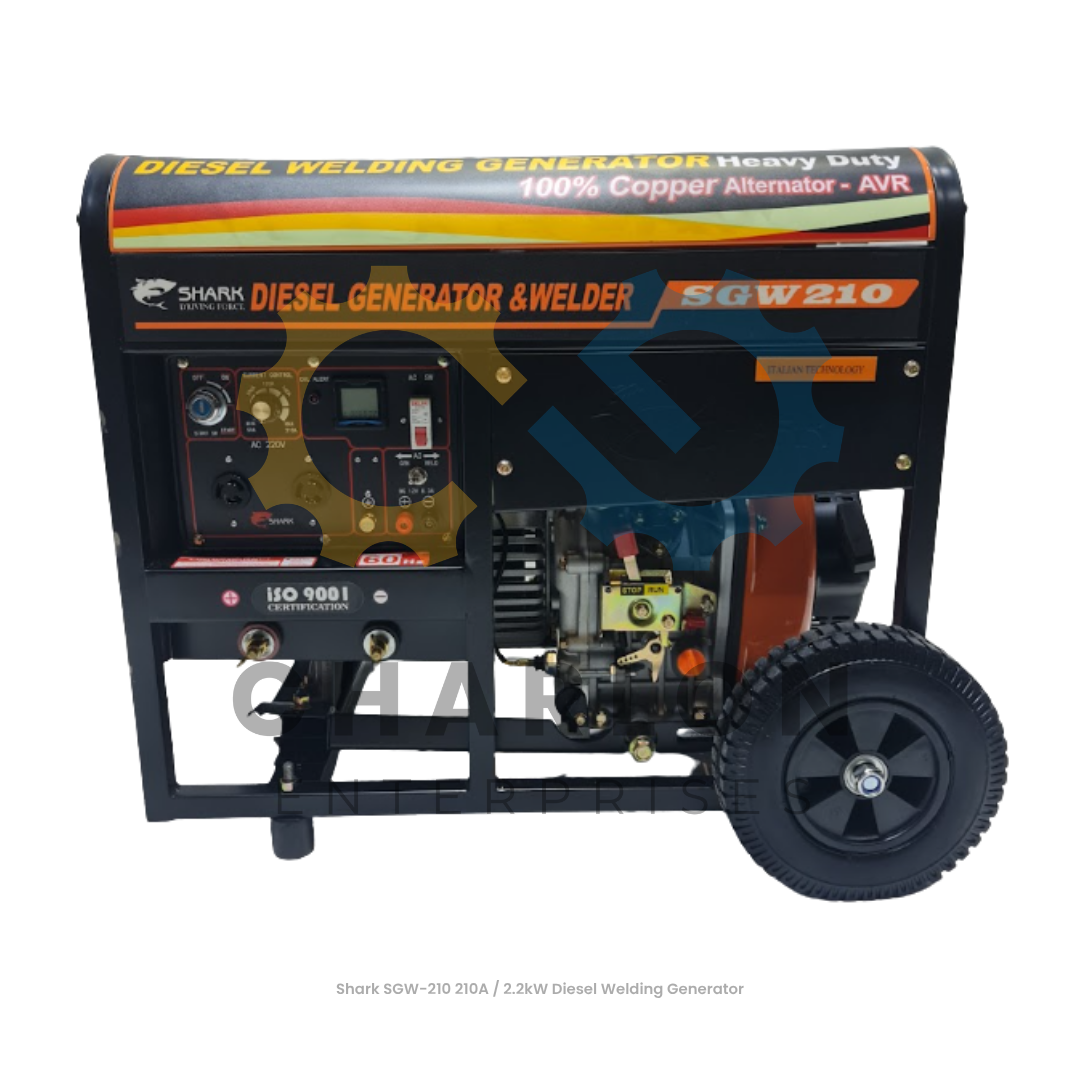 Shark SGW-210 210A / 2.2kW Diesel Welding Generator