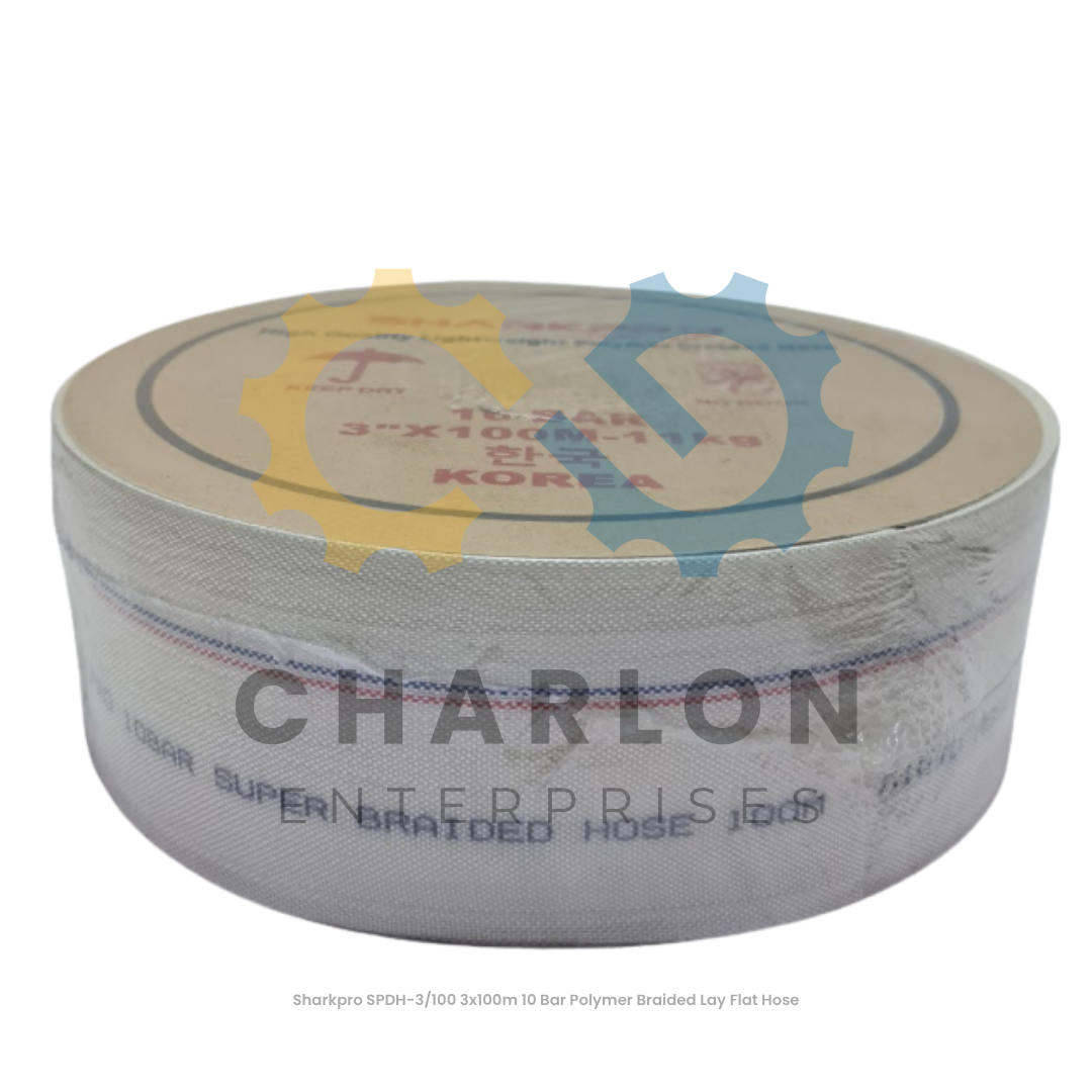 Sharkpro SPDH Lay Flat Hose Polymer Braided 10 Bar - 2x100m | 3x100m | 4x100m