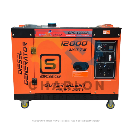 Sharkpro SPG-12000 10kW Diesel Generator Dual Start - Open / Silent Type