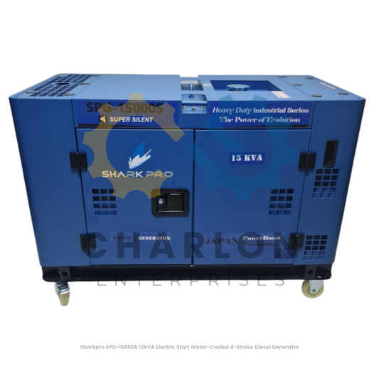 Sharkpro SPG-15000S 15kVA Electric Start Water-Cooled 4-Stroke Diesel Generator