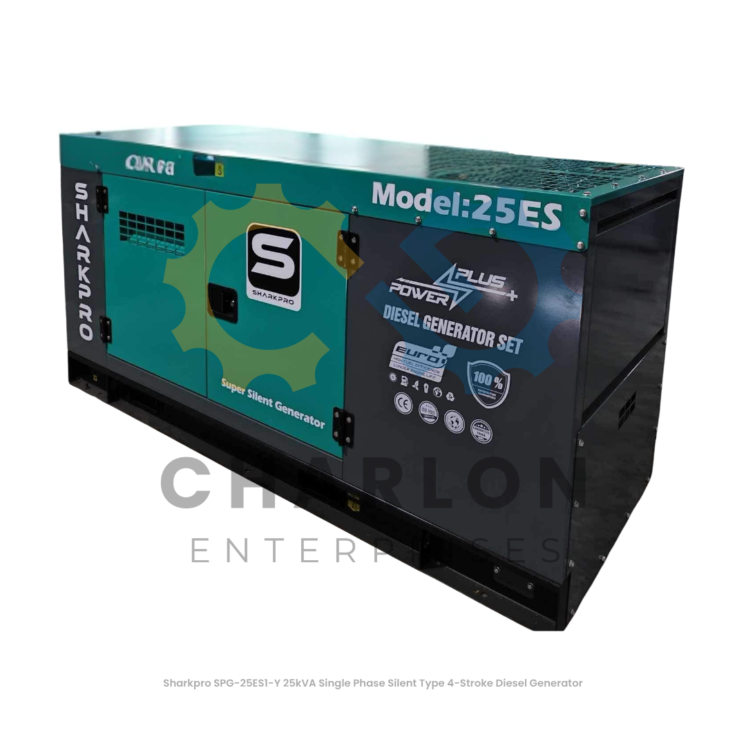Sharkpro SPG-25ES-Y 25kVA Silent Type Diesel Generator 4-Stroke - Single / Three Phase