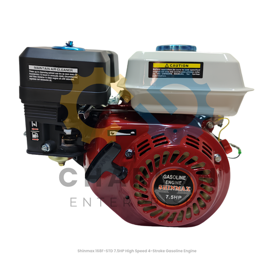 Shinmax 7.5HP 4-Stroke Gasoline Engine - High Speed / Low Speed