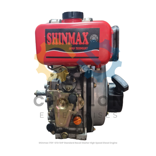 Shinmax 170F-STD 5HP Standard Recoil Starter High Speed Diesel Engine