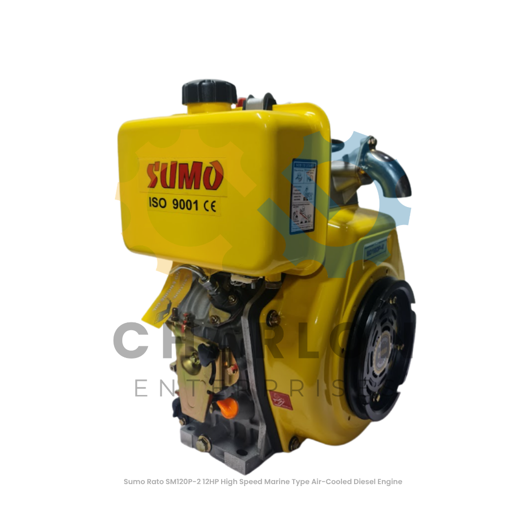 Sumo Rato SM120P-2 12HP High Speed Marine Type Air-Cooled Diesel Engine