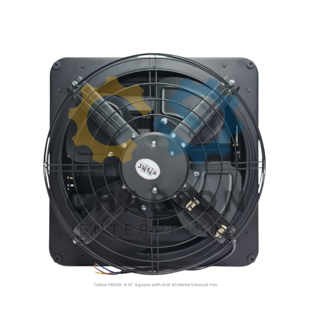 Tailee FBD40-4 16'' Square with Grill All Metal Exhaust Fan