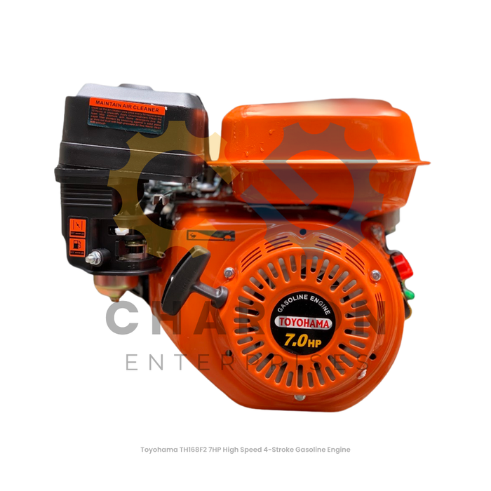 Toyohama TH168F2 7HP High Speed 4-Stroke Gasoline Engine