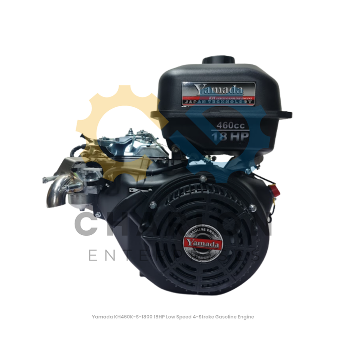 Yamada 18HP 4-Stroke Gasoline Engine - Standard Low Speed | PVC Low Speed | Metal High Speed