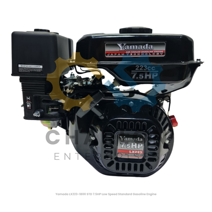 Yamada 7.5HP Gasoline Engine Standard - Low Speed / High Speed