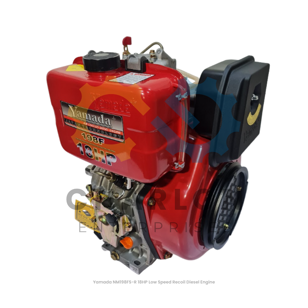 Yamada 18HP Diesel Engine - Recoil High Speed | Electric Start High Speed | Recoil Low Speed