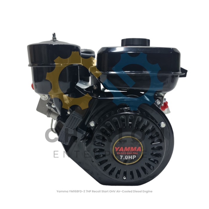 Yamma YM168FD-2 7HP Recoil Start OHV Air-Cooled Diesel Engine