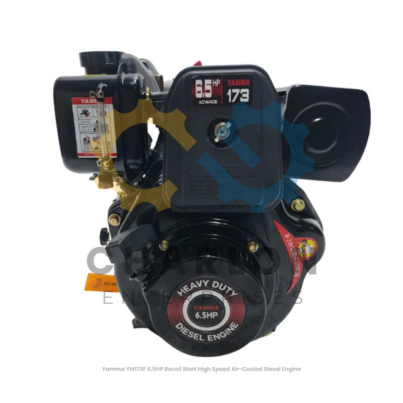 Yamma YM173F 6.5HP Recoil Start High Speed Air-Cooled Diesel Engine
