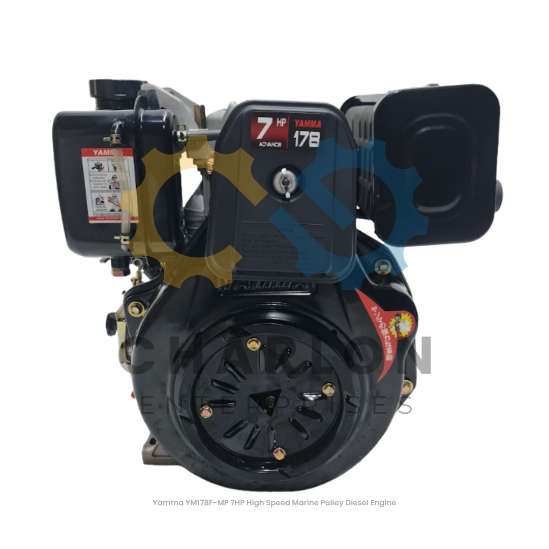 Yamma 7HP Diesel Engine Marine Pulley - High Speed / Low Speed
