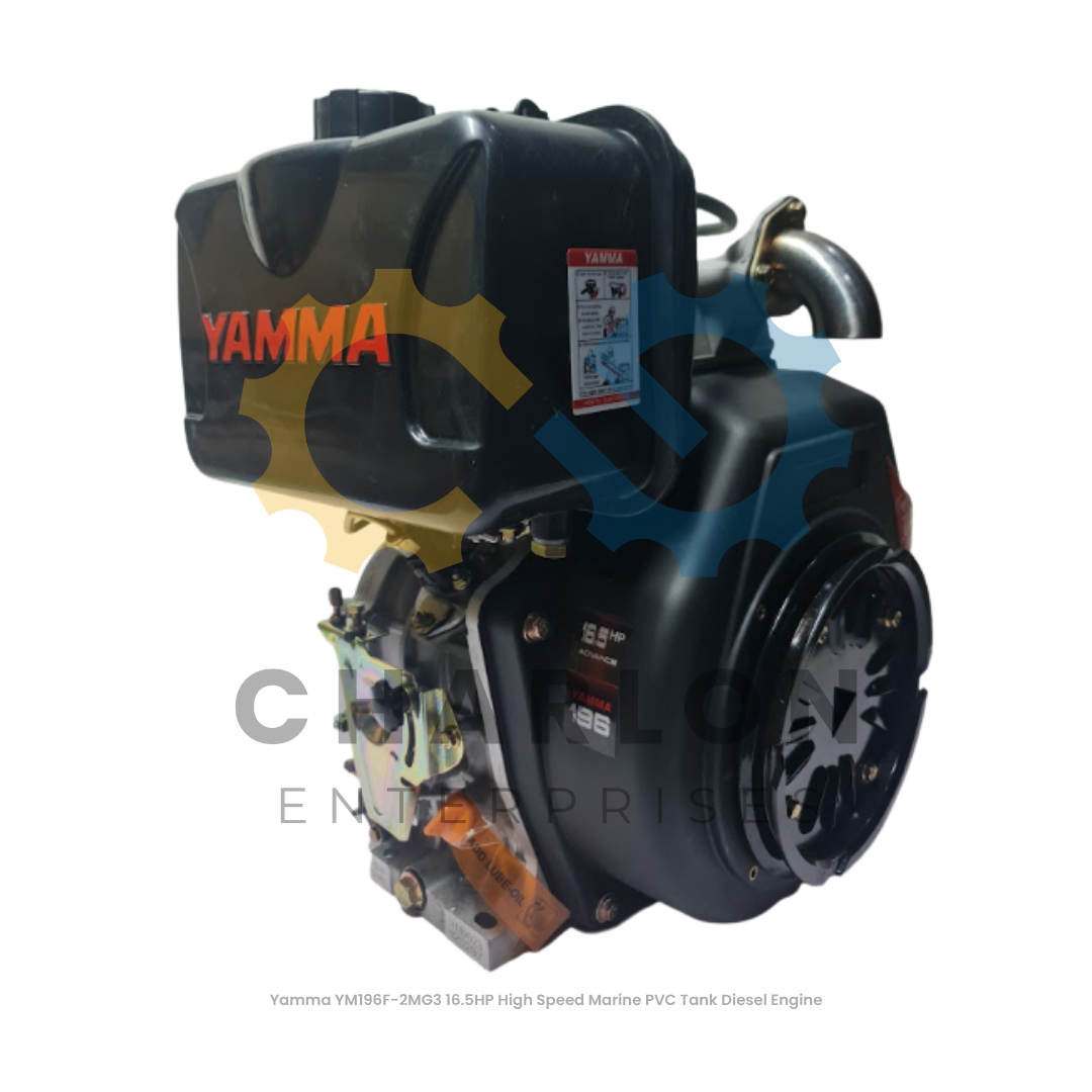 Yamma YM196F 16HP Air Cooled Diesel Engine - High Speed Marine Pulley / Electric Start Marine / Low Speed Electric Start / Low Speed Marine PVC