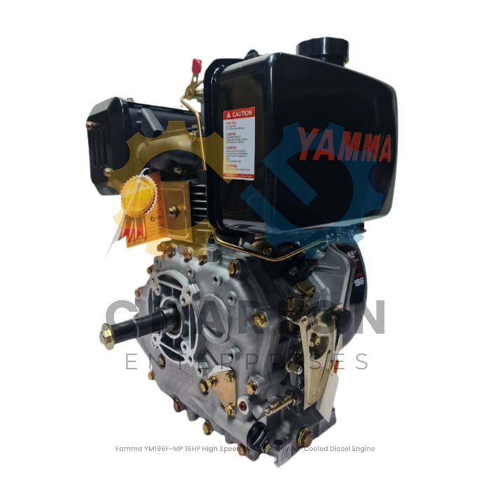 Yamma YM196F 16HP Air Cooled Diesel Engine - High Speed Marine Pulley / Electric Start Marine / Low Speed Electric Start / Low Speed Marine PVC