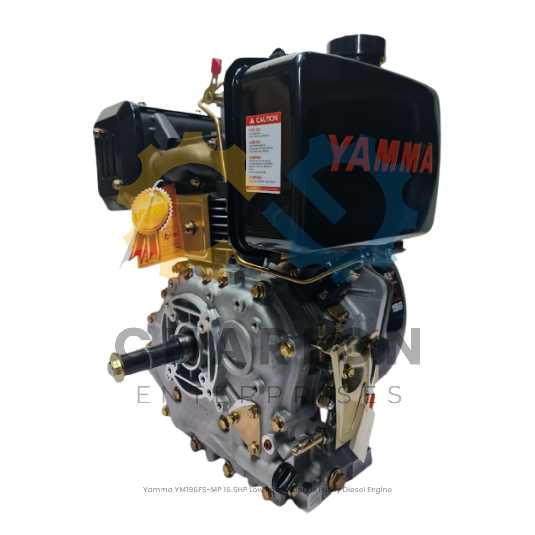 Yamma YM196F 16HP Air Cooled Diesel Engine - High Speed Marine Pulley / Electric Start Marine / Low Speed Electric Start / Low Speed Marine PVC