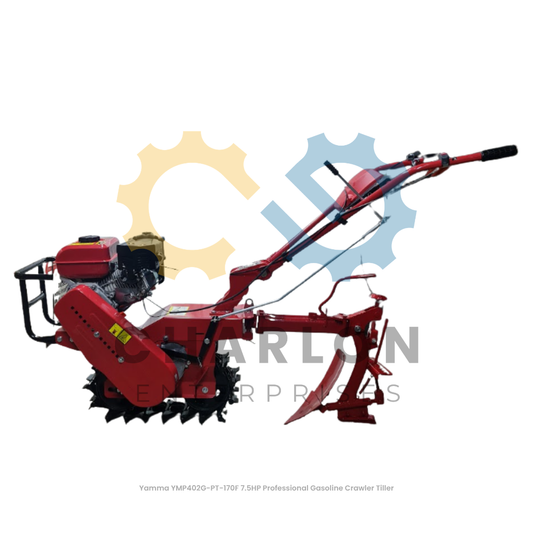 Yamma YMP402G-PT-170F 7.5HP Professional Gasoline Crawler Tiller
