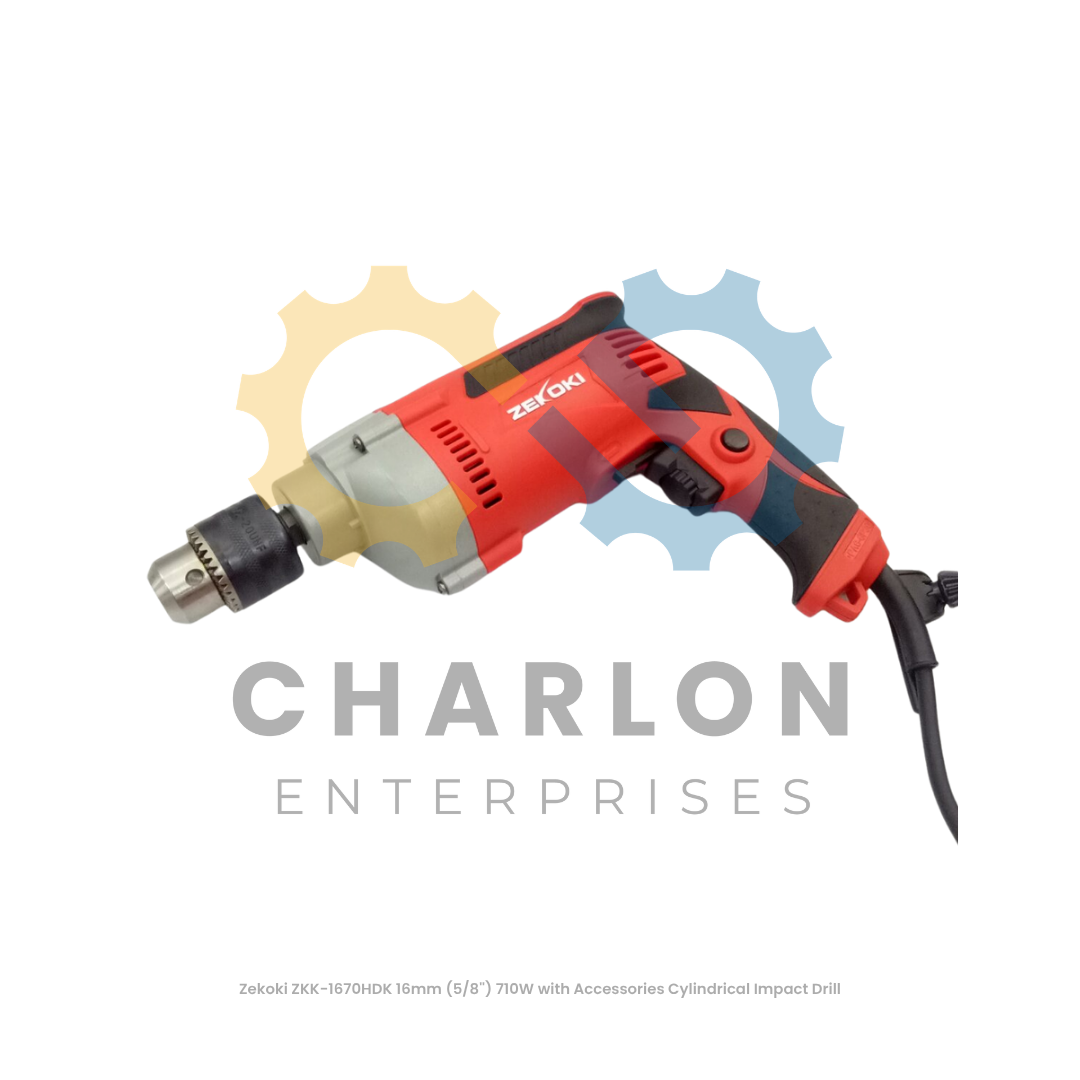 Zekoki ZKK-1670HDK 16mm (5/8'') 710W with Accessories Cylindrical Impact Drill