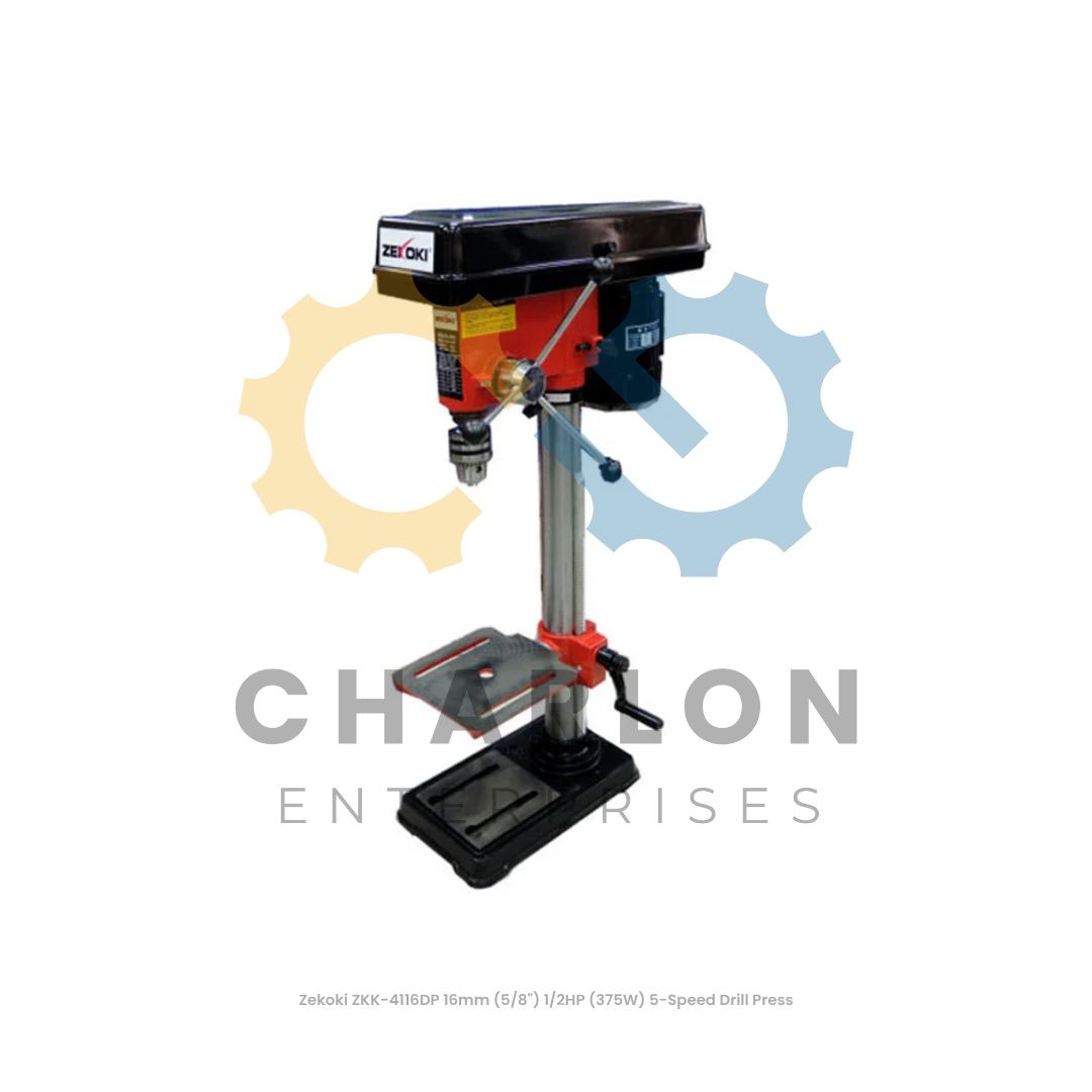 Zekoki ZKK-4116DP 16mm (5/8") 1/2HP (375W) 5-Speed Drill Press